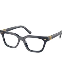 Miu Miu - Mu 07Xv 16K1O1 Optical Frames Acetate Squared Normal - Lyst
