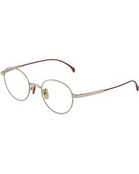 Moncler - Me1013Td 1003 Optical Frames Titanium Transparent Round Normal - Lyst