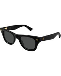 Bottega Veneta - Bv1486S 001 Sunglasses Acetate Squared - Lyst