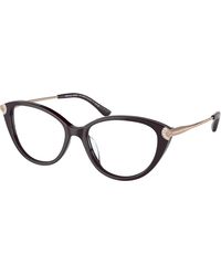 Michael Kors - Mk4098Bu Savoie 3344 Optical Frames Acetate Transparent Cat Eye Normal - Lyst