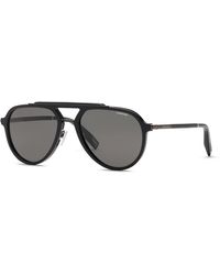 Chopard - Sch399 700Z Sunglasses Acetate Smoke Pilot Polarized - Lyst