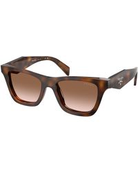 Prada - Pr C07S 20D90P Sunglasses Acetate Butterfly Normal Nuanced - Lyst