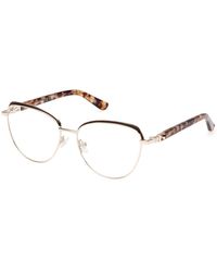 Guess - Gu2982 050 Optical Frames Metal Round Normal - Lyst