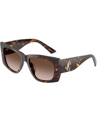 Jimmy Choo - Jc5061U 500213 Sunglasses Acetate Butterfly Normal Nuanced - Lyst