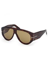Tom Ford - Ft1044 Bronson 52N Sunglasses Acetate Pilot Normal - Lyst