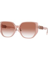 Versace - Ve4449D 5394V0 Sunglasses Acetate Squared Normal Shaded - Lyst