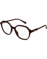 Chloé - Ch0312O 002 Optical Frames Acetate Transparent Squared - Lyst