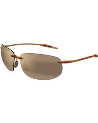 Maui Jim - Mj0422S 002 Sunglasses Injected Bronze Squared - Lyst