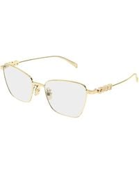 Gucci - Gg1807O 003 Optical Frames Metal Transparent Butterfly - Lyst