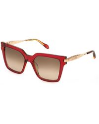 Just Cavalli - Sjc201 0Tad Sunglasses Acetate Squared Normal Nuanced - Lyst
