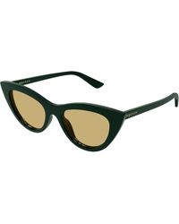 McQueen - Am0577S 004 Sunglasses Acetate Cat Eye - Lyst