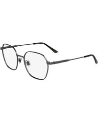 Calvin Klein - Ck25103 009 Optical Frames Metal Squared Normal - Lyst
