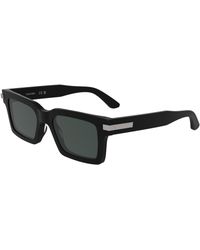 Calvin Klein - Ck25503S 001 Sunglasses Acetate Squared Normal - Lyst