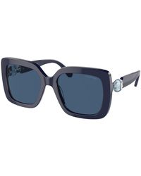Swarovski - Sk6001 100455 Sunglasses Acetate Squared Normal - Lyst