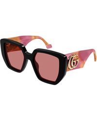 Gucci - Gg0956S 010 Sunglasses Acetate Squared - Lyst