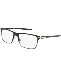 PUMA - Pu0276O 001 Optical Frames Metal Transparent Squared - Lyst