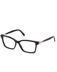Swarovski - Sk5442 001 Optical Frames Outlet Acetate Squared Normal - Lyst