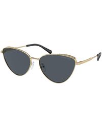 Michael Kors - Mk1140 Cortez 10146G Sunglasses Metal Cat Eye Normal - Lyst