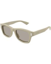 Saint Laurent - Sl 801 003 Sunglasses Acetate Round - Lyst
