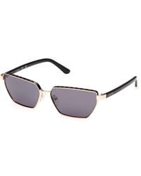Guess - Gu00106 05A Sunglasses Metal Geometric Normal - Lyst