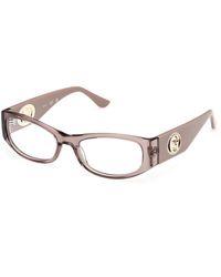 Guess - Gu50352 057 Optical Frames Acetate Round Normal - Lyst