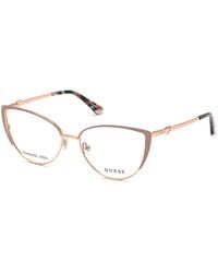Guess - Gu2813 058 Optical Frames Metal Cat Eye Normal - Lyst