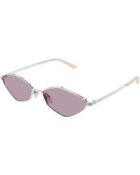 Gucci - Gg2222S 004 Sunglasses Metal Geometric - Lyst
