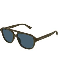 McQueen - Am0573S 004 Sunglasses Acetate Pilot - Lyst