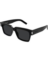 Saint Laurent - Sl 732 Vadim 001 Sunglasses Acetate Squared - Lyst