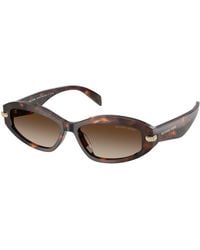 Michael Kors - Mk2260D Wilmington 403113 Sunglasses Acetate Round Normal Shaded - Lyst