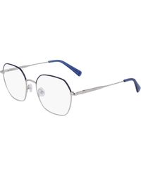 Longchamp - Lo2152 042 Optical Frames Metal Squared Normal Photochromatic - Lyst