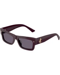 Jimmy Choo - Jc5063U 50751A Sunglasses Acetate Squared Normal - Lyst