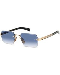 David Beckham - Db 7109/S Rhl/08 Sunglasses Metal Geometric Shaded - Lyst