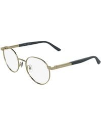 Calvin Klein - Ck25112 045 Optical Frames Metal Round Normal - Lyst