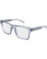 Gucci - Gg2070O 004 Optical Frames Acetate Transparent Squared - Lyst