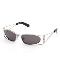 Gcds - Gd0060 16A Sunglasses Metal Smoke Geometric Normal - Lyst