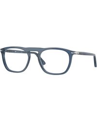Persol - Po3391V 1197 Optical Frames Acetate Transparent Squared Normal - Lyst