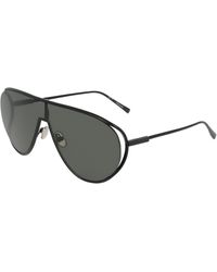 Ferragamo - Sf323S 001 Sunglasses Metal Pilot Normal - Lyst