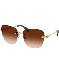 Swarovski - Sk7043 403774 Sunglasses Metal Squared Normal Nuanced - Lyst