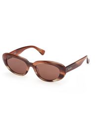 Max Mara - Mm0196 68E Sunglasses Acetate Round Normal - Lyst