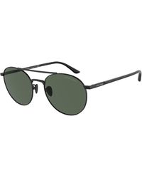 Giorgio Armani - Ar6156 300171 Sunglasses Steel Round Normal - Lyst