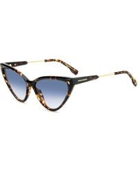 DSquared² - D2 0134/S 086/08 Sunglasses Acetate Light Cat Eye Shaded - Lyst