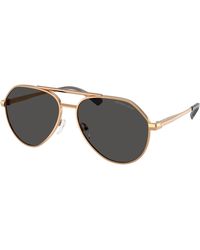 Michael Kors - Mk1168 Brentwood 189987 Sunglasses Metal Pilot Normal - Lyst