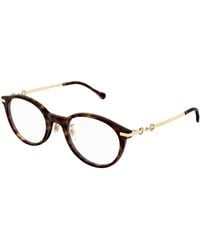 Gucci - Gg1904Oj 002 Optical Frames Acetate Transparent Round - Lyst