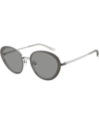 Emporio Armani - Ea2177 3003/1 Sunglasses Metal Geometric Normal - Lyst