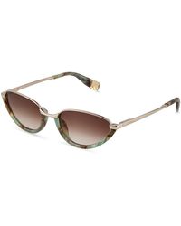 Furla - Sfub16 594 Sunglasses Metal Cat Eye Normal Nuanced - Lyst