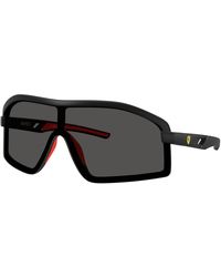 FERRARI SCUDERIA - Fz6010U 504/87 Sunglasses Injected Geometric Normal - Lyst