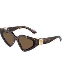 Dolce & Gabbana - Dg4469 502/73 Sunglasses Acetate Butterfly Normal - Lyst