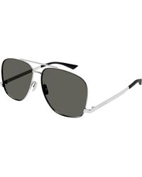 Saint Laurent - Sl653F Leon Aviator Sunglasses - Lyst