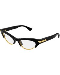 Bottega Veneta - Bv1431S 009 Sunglasses Acetate Transparent Cat Eye - Lyst